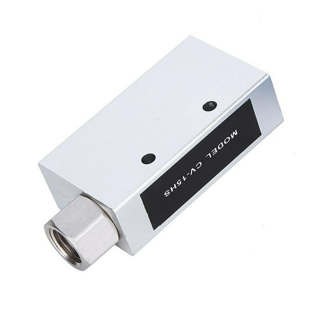 Wweixi CV-15HS Pneumatic Air Exhaust Vacuum Generator Ejector Suction Aluminum Alloy Thread Equipment Hardware Precision white 1Set