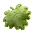 thumbnail image 2 of 3D Maple Leaf Shaped Throw Pillow, Soft Plush Leaf‑Shaped Decorative Cushion, Novelty Plant‑Theme Accent Pillow for Sofa Couch Bed Living Room Autumn Home Decor, Green, 2 of 7