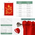 thumbnail image 6 of Red Yellow Dragon Balloon Curtains for Living Room/French Door, Happy New Year Tie Up Curtains 63 Inch Length Energy Saving Kitchen Curtains Shades for Windows 42"x63", 6 of 8