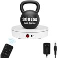 thumbnail image 1 of Remote Control Motorized Rotating Display Stand, 300 Lbs Load, 360 Degree, Mute Automatic Rotating Platform for Photography Products, Live Video Show, Angle Speed, Wired, Rotating Stand for Display, 1 of 8