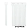 thumbnail image 1 of 1/50Pcs Long T-shaped Cable Tie Adhesive Wire Reusable Cable Storage Box Attaches Wire Fixing Strap Fastener Straps DIY white 10pcs, 1 of 6