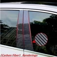 thumbnail image 5 of Car PC Material Pillar Post Cover Door Trim Window Molding Sticker Plate For Ford Taurus(2015-2020)/FLEX(2009-2014), 5 of 5
