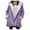 Purple, variant on VEKDONE 2025 Clearance Women's Woolen Coats Notch Lapel Double Breasted Trench Jackets Mid Long Pea Overcoats Fall Winter Coat Office Outwear