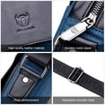 thumbnail image 4 of Men Stylish Leather Shoulder Bag Crossbody Messenger Bag for Commuting Working Business Travel, 4 of 8