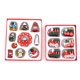 thumbnail image 4 of Wooden Christmas Tree Ornaments - 2 set - Hand-Painted Figurines - Traditional Christmas Tree Ornaments, 4 of 5