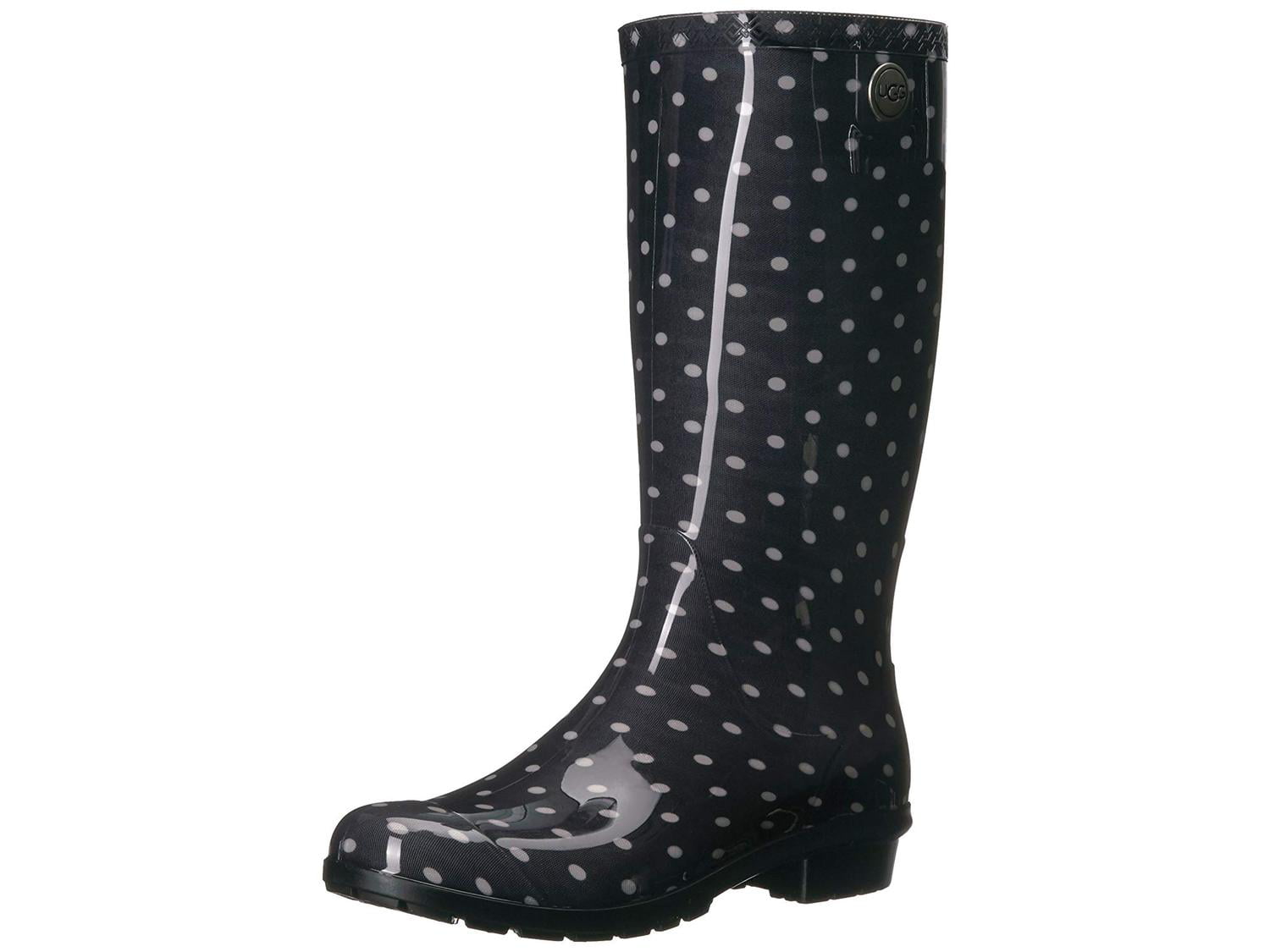 ugg rain boots polka dot
