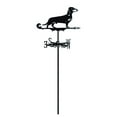 thumbnail image 2 of YardVibe 3D Dachshund Dog Metal Weather Vane, Stainless Steel Black Animal Weathervane Wind Direction Indicator Roof Garden Decorations for Outdoor Farm Yard Garden Gazebo, 2 of 6