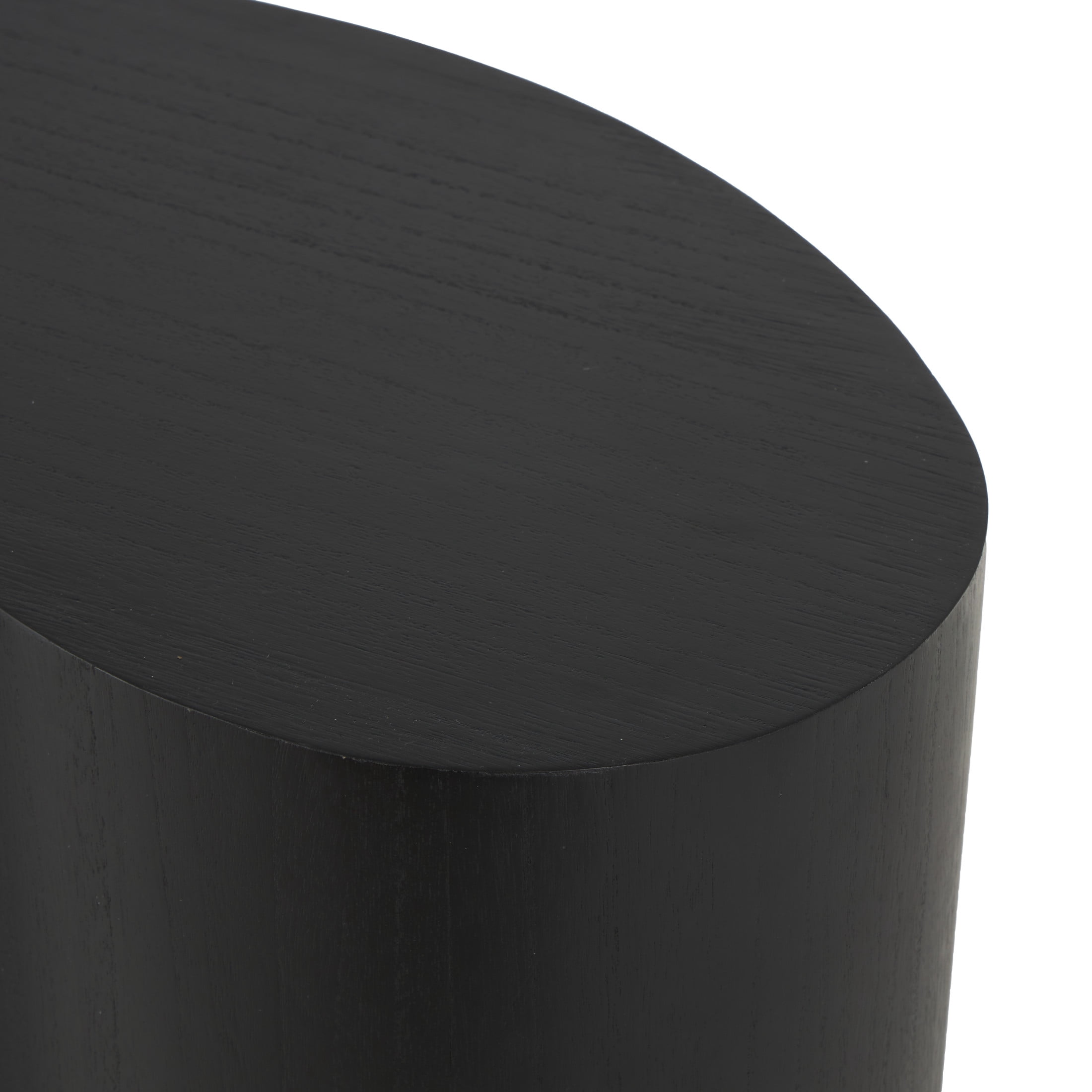 DecMode 22" x 22" Black Wood Heart Inspired Accent Table, 1-Piece