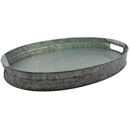 Better Homes and Gardens Galvanized Oval Tray