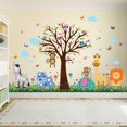thumbnail image 2 of Walplus Children Wall Sticker Happy Animal Zoo with Grass Skirting Art Decal Home Decoration Nursery Decor, 2 of 5