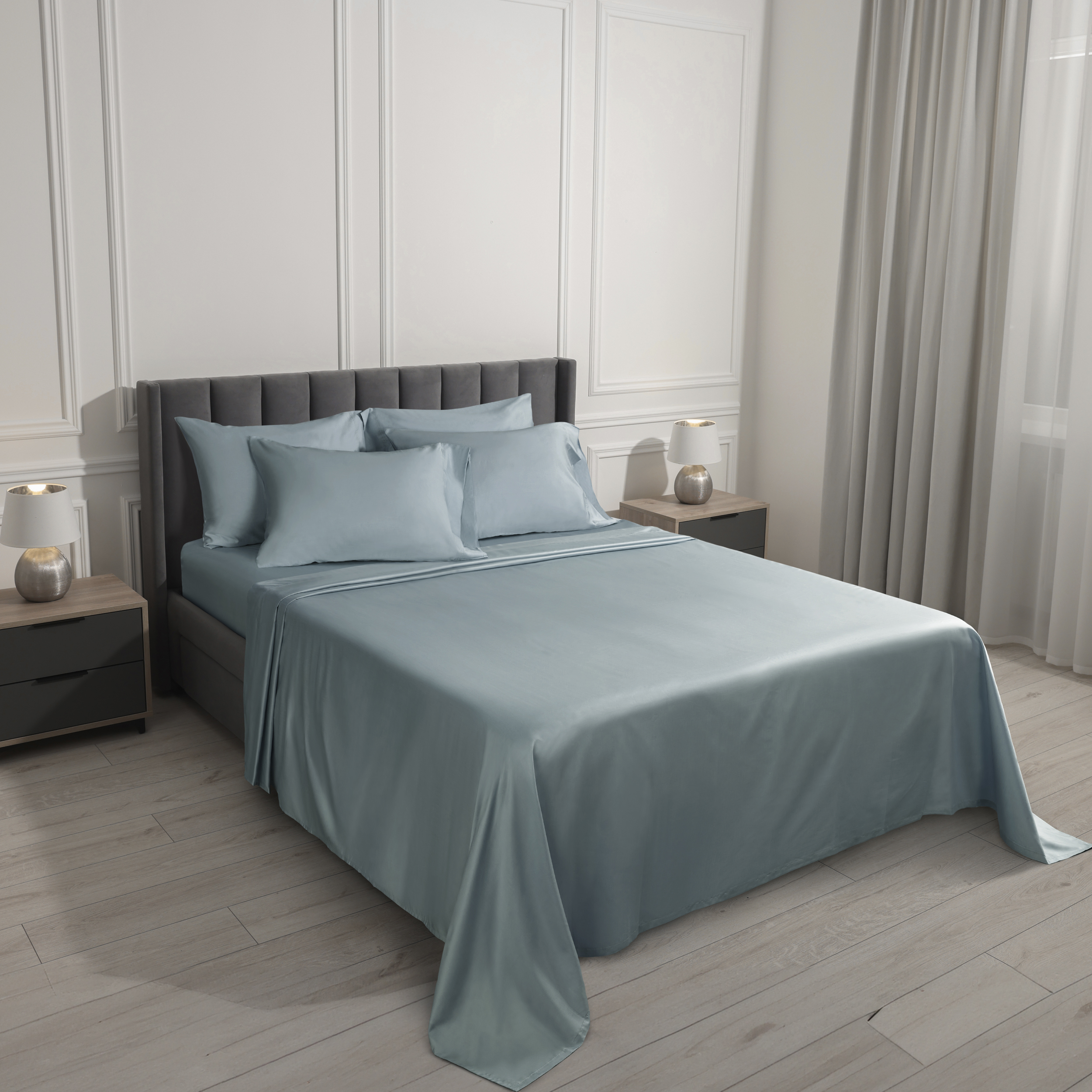 Serta 6-Piece 800 Thread Count Cotton Sheet Set, Queen photo 3
