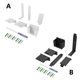 thumbnail image 4 of Seitruly Soporte de montaje en pared para controlador y auriculares Soporte de almacenamiento de control remoto para ONE Series X PS5 NS Switch Sistemas de cine en casa No.02, 4 of 8