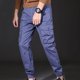 thumbnail image 5 of Pantalones largos para hombre, bolsillos laterales, pies pequeños, ajustados, largos, para hombre, 5 of 6