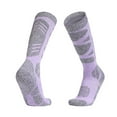 thumbnail image 2 of NIBOLOG 1 Pair Women Winter Ski Socks Long-Tube Thermal Cotton Socks Sweat Absorption Comfortable Thickened Outdoor Sports Socks for Skiing Hiking Running Climbing, 2 of 8