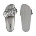 thumbnail image 3 of Roxoni Women's Metallic Bow Style Open Toe Flip Flop Sandal, 3 of 20