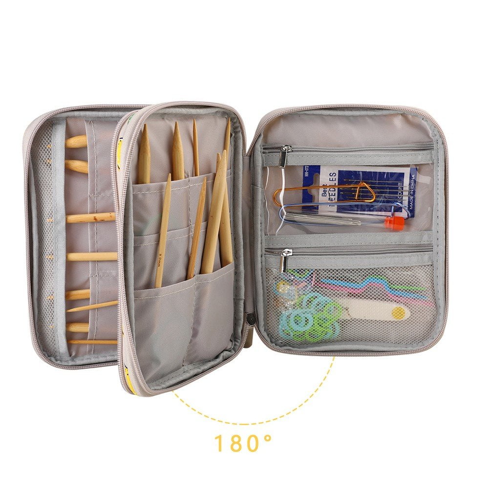 Hzzsbu Multicolor Geometric Craft and Hobby Storage Bags for Jewelry Making, 1 Count