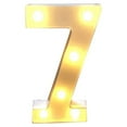 thumbnail image 2 of Lampe Décorative LED en Forme de Chiffres 0-9 pour Mariage, Vacances, Anniversaire, 2 of 8