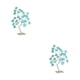 thumbnail image 4 of Toystoory Luces de árbol de rosas simuladas: ramas ajustables para diseños y formas personalizados que pueden libremente y forma a cada tipo de Tipo5 2Conjunto, 4 of 6