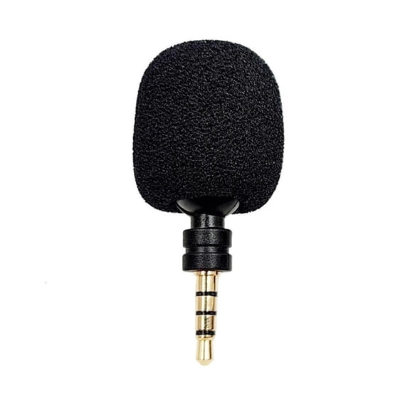 3.5mm Jack Portable Mini Mic Digital Stereo Microphone for Recorder Mobile Phone