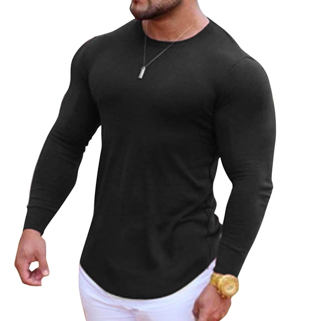 Camiseta de manga larga diseño ergonómico superior ajustado para hombre para ciclismo