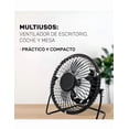 thumbnail image 2 of Ventilador De Escritorio Xtellar 4 Taurus Mini, Metálico, Usb Color de la estructura Negro, 2 of 5