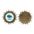 thumbnail image 1 of Dibujos animados, insectos cíclopes. Pin de gancho de metal vintage con forma de sol Unbranded M, 1 of 3