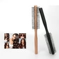 thumbnail image 6 of Wooden Curling Comb for Hair Styling Round Roller Brush Straightening Tool Men Women Stylist Household, 6 of 6