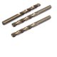 thumbnail image 1 of 3 piezas Taladro de Metal helicoidal barrenas de perforaciÃ³n Herramienta Champagne 9.5mm diametro de Acero de alta velocidad M35 caÃ±a recta Unique Bargains brocas, 1 of 3