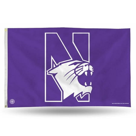 Wildcats Banner - Northwestern Wildcats NCAA 3ft x 5ft Banner Flag