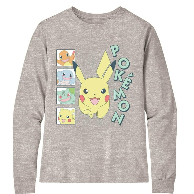Camiseta Pokémon Big Boys Charizard de manga larga, XS-XL