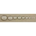 thumbnail image 5 of U8MO 6 Transparent Clear Flatback Glass Half Sphere Ball Cabochon 30mm No Hole, 5 of 5
