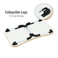 thumbnail image 6 of Mind Reader Portable Laptop Desk with Collapsible Legs, Beige, 6 of 9