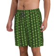 thumbnail image 2 of KLL Cactus1 Men's Casual Summer Beach Shorts Hawaiian Shorts with Pockets-Medium, 2 of 5