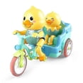 thumbnail image 1 of 2025 Electric Cartoon Duck Tricycle Colorful Light And Music Children's Toys, 1 of 4