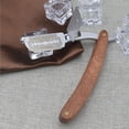 thumbnail image 4 of Straight razor with real wood handle with blade holder, 4 of 7