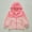 Pink, variant on Girls Hooded 3-in-1 Ski Removable Fleece Lining Winter Jacket Kids Windbreakers Coat