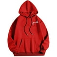 thumbnail image 1 of Men's Fall Winter Plus Size Hoodless Pullover Fashion Top Hop Oversized Crew Neck Sweatshirt Garment, 1 of 4