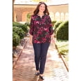 thumbnail image 2 of Catherines Women's Plus Size Petite Breezeway Georgette Blouse, 2 of 6