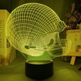 thumbnail image 1 of Gorras de rugby con luz nocturna LED 3D que cambian de color para niños, 1 of 1