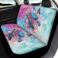 thumbnail image 4 of Pzuqiu Car Seat Covers Interior Polyester, Compatible with Sedan Seats Vans Seats, for Trucks Sedans, Turtle and Butterfly Pattern, 4 of 10