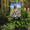 thumbnail image 2 of Norwegian Elkhound Easter Egg Hunt Garden Flag 11.25 in x 15.5 in, 2 of 5