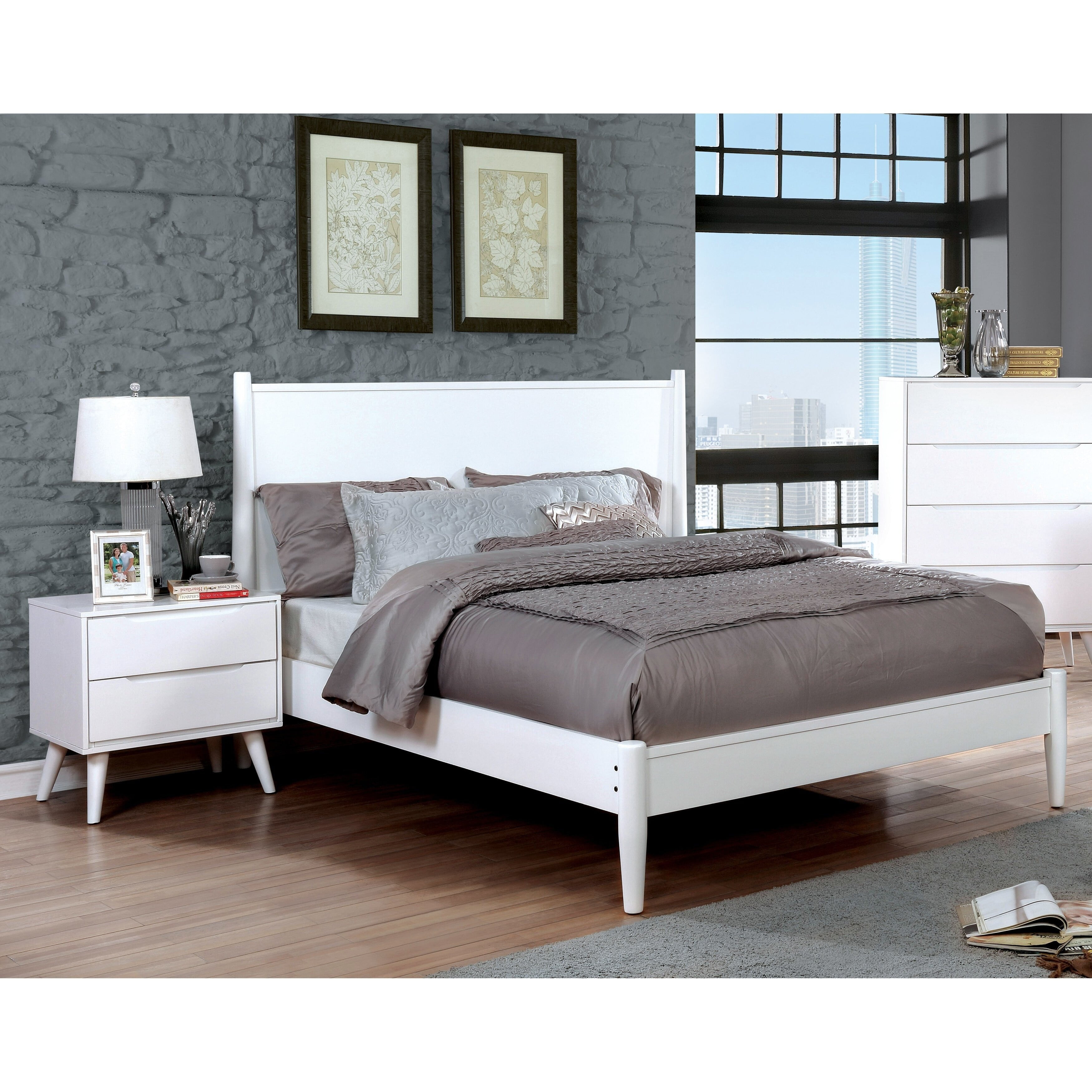 Furniture Of America Fopp Mid Century, Mid Century Modern Bedroom Dresser Set