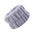 thumbnail image 1 of 2 uds muñequera absorbente banda de toalla de lavado de franela reutilizable para lavarse la cara JShteea Cuidado Belleza, 1 of 7