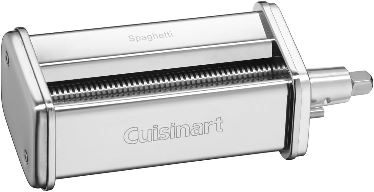 Cuisinart Pasta Roller and Cutter Attachment pour mélangeur-sur-socle Precision Master® en acier inoxydable