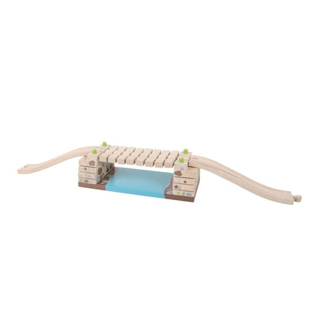 Clickety Clack Train - Bigjigs Toys Clickety Clack Bridge Wooden Train Accessory