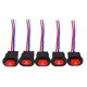 thumbnail image 5 of Interruptor de luces de emergencia para motocicleta, doble intermitente de advertencia, señal de emergencia con 3 cables., 5 of 5