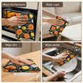 thumbnail image 5 of 2 Pcs Pioneer Flower Floral Print Pattern Kitchen Towels, Funny Microfiber Dish Towel Set, 18" X 26" Tea Towels, 5 of 6
