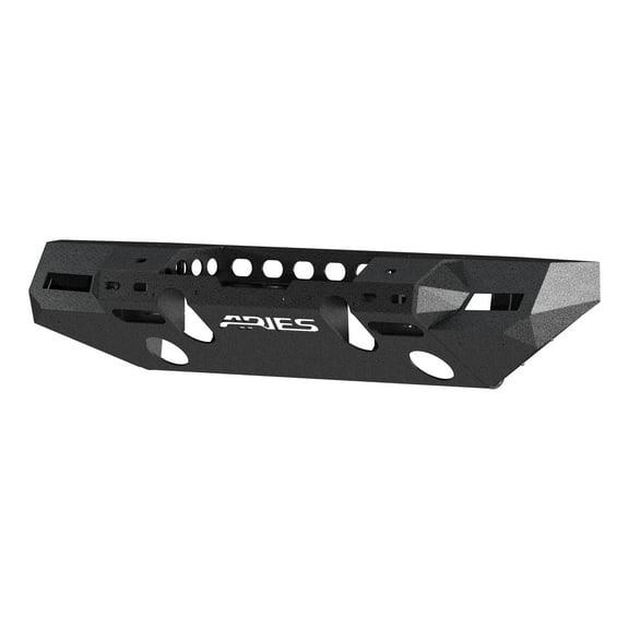 ARIES 2082076 TrailChaser Black Aluminum Front Bumper with Winch Mount, Select Jeep Wrangler JL, Gladiator Fits select: 2019 JEEP WRANGLER UNLIMITED, 2021 JEEP WRANGLER UNLIMITED SPORT