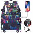 thumbnail image 1 of Student School Bag, With USB Charging Port, Laptop Backpack, Ultra-light Travel Bag, Unisex-SinKeeU, 1 of 4