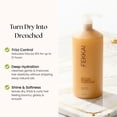 thumbnail image 3 of Fekkai Shea Butter Shampoo, Moisturizing & Hydrating Hair Care, Helps Reduce Frizz, Improve Softness, Smoothness and Shine, Sulfate Free, Vegan & Cruelty Free, 3L/33.8 fl oz, 3 of 5
